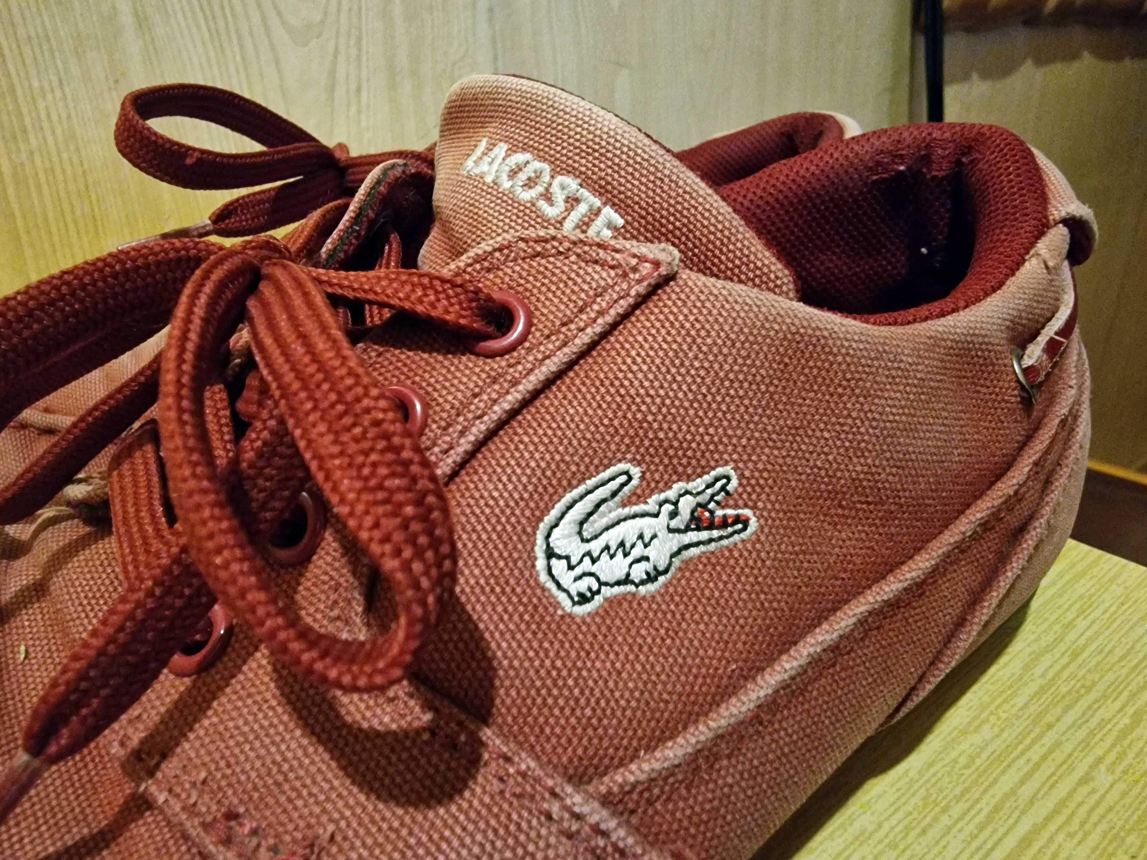 Buty Lacoste na lato 30zł 43 rozmiar logo dookoła buta