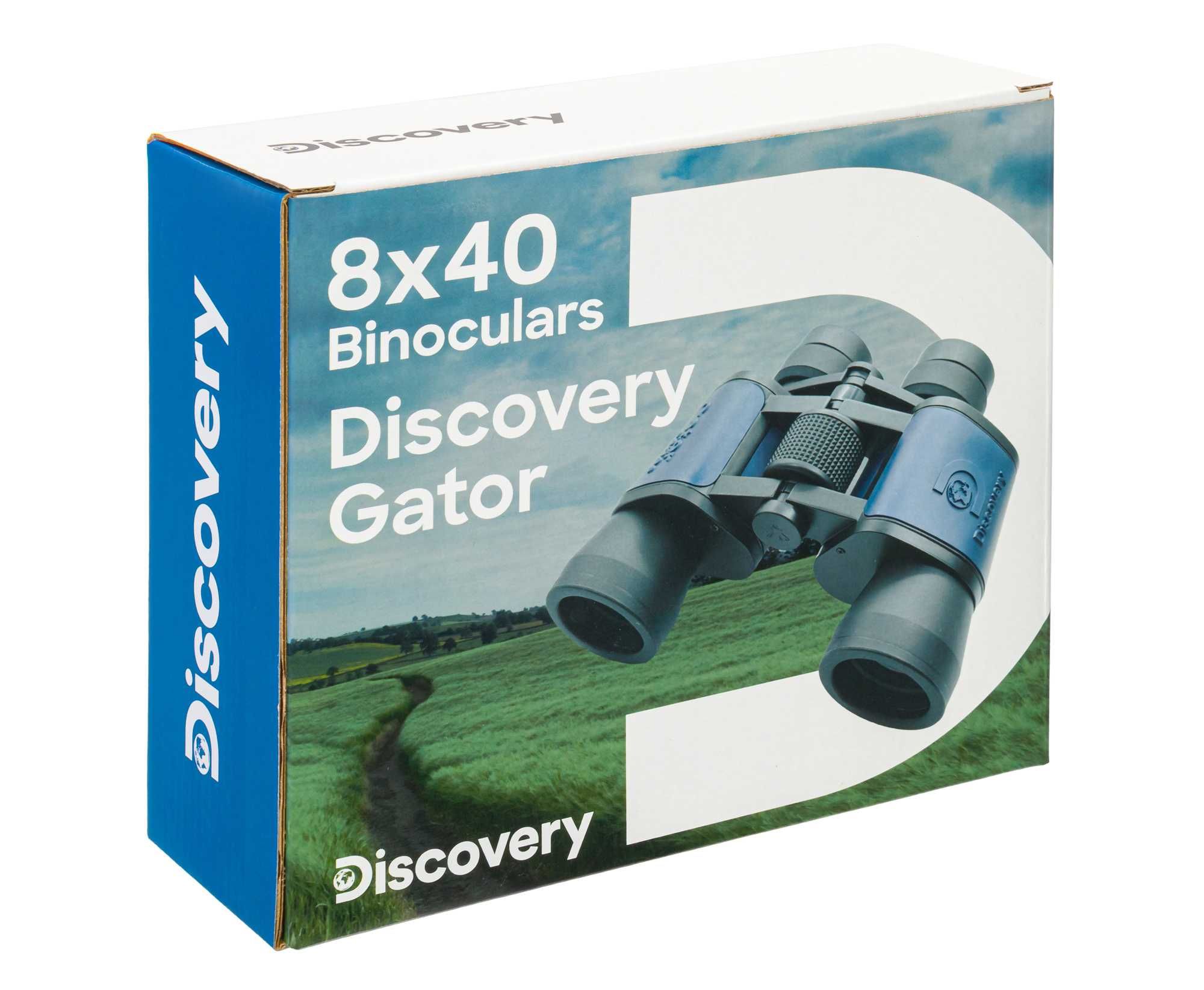 Lornetka Levenhuk Discovery Gator 8x40 zestaw