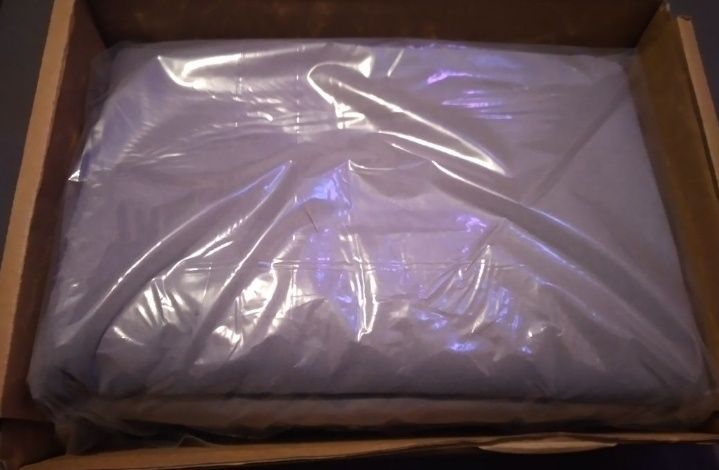 Nowe prześcieradło z mikrofibry ciemno-szare 275x275cm