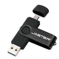 USB Флешка Jaster 3 в 1 64ГБ TYPE-C/USB 3.0