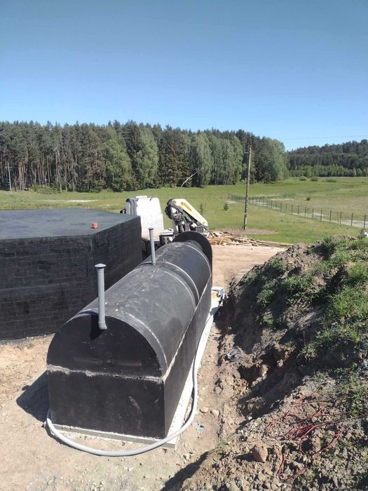 Piwnica betonowa 2x 350 ziemianka ogrodowa B30W8 drzwi schody wentylac