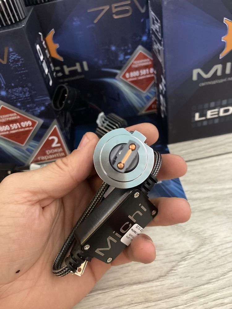 Led Mishi 75W H7,H11,HB4/HB3,H1 цена за комплект