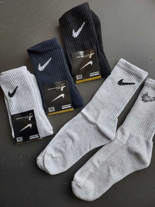 Високі носки Nike махровая стопа. Шкарпетки з махровою стопою Найк