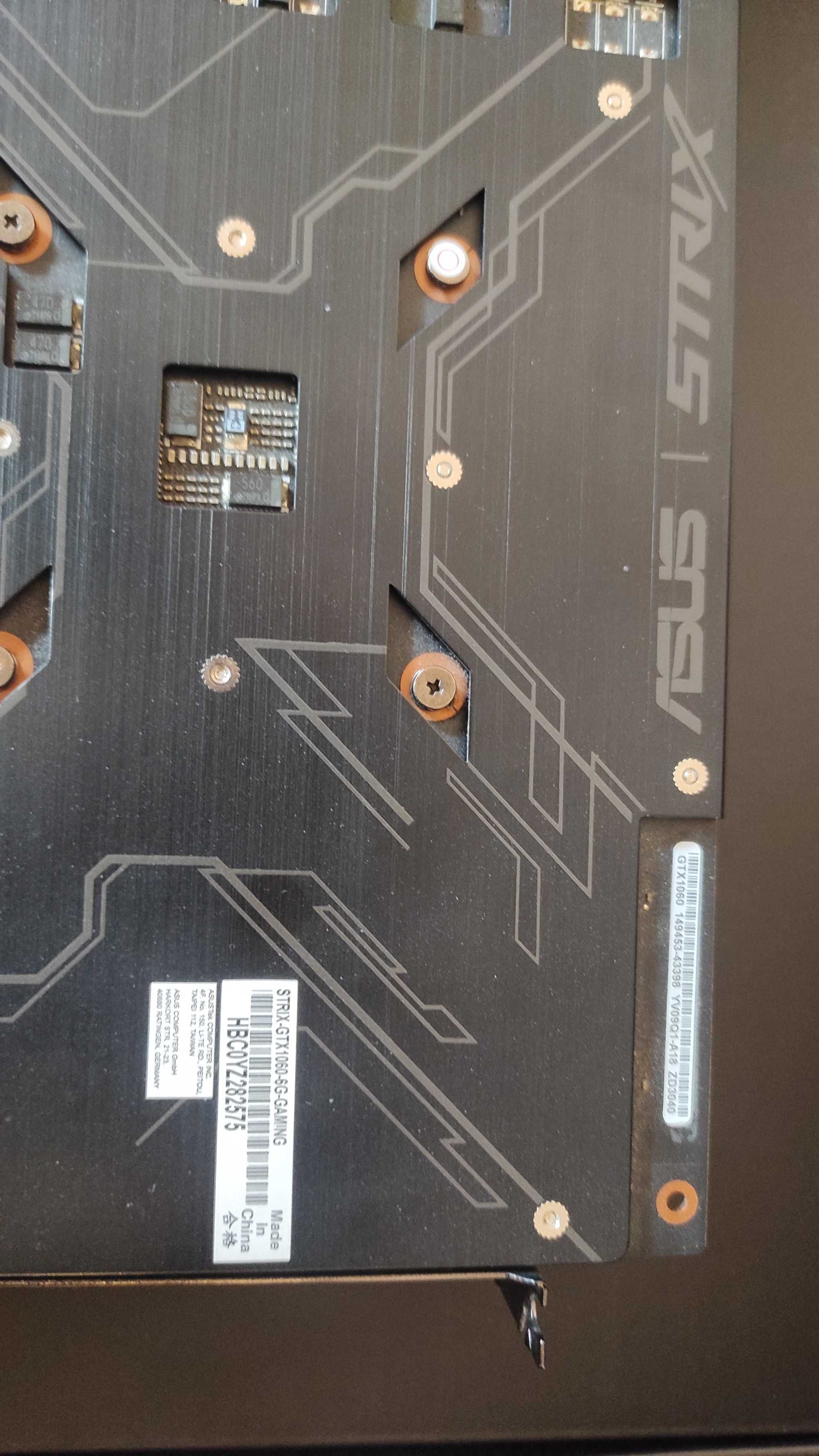 Karta graficzna Asus GTX 1060 Strix Gaming 6GB