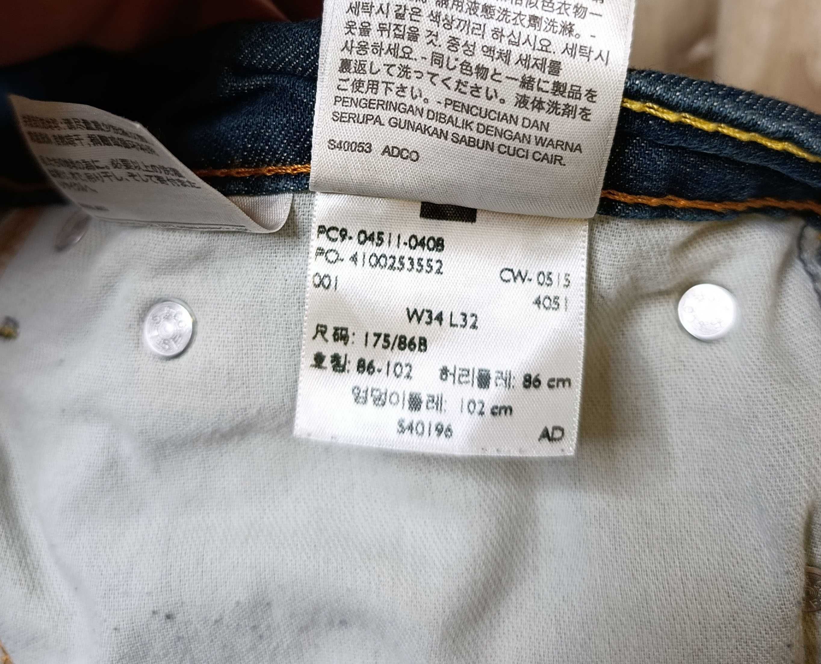 джинси Levis 511 W34 L32