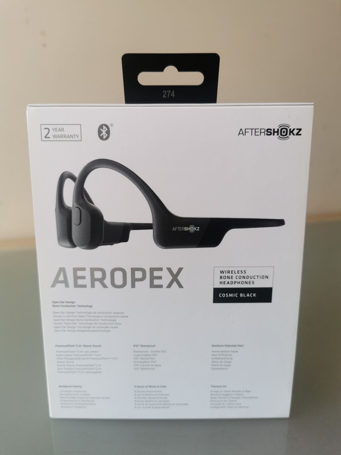 ORYGINALNE | Aftershokz® Aeropex | Słuchawki kostne |