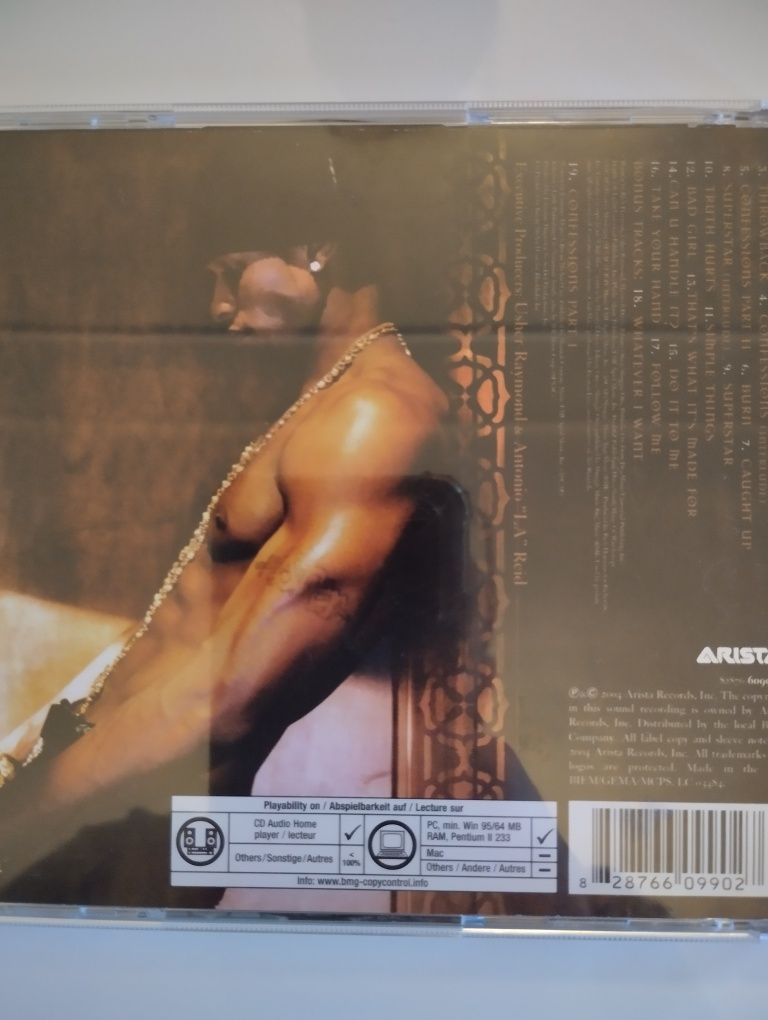Usher confessions, płyta cd