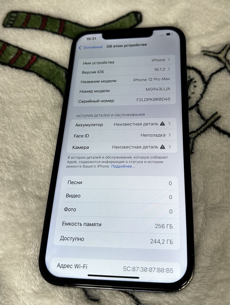 iPhone 12 pro max 256gb