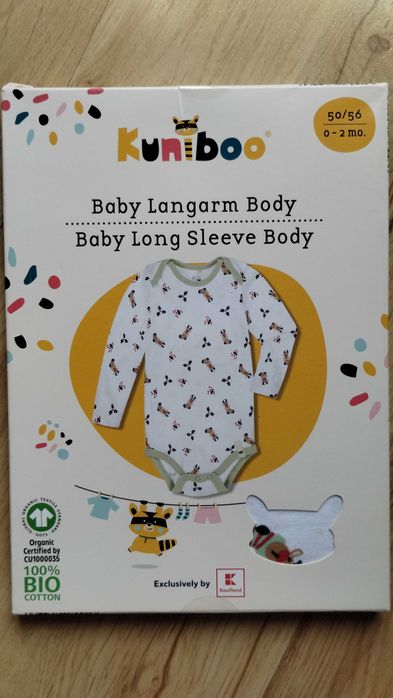 Kuniboo Body dziecięce święta bawełna Bio 50/56