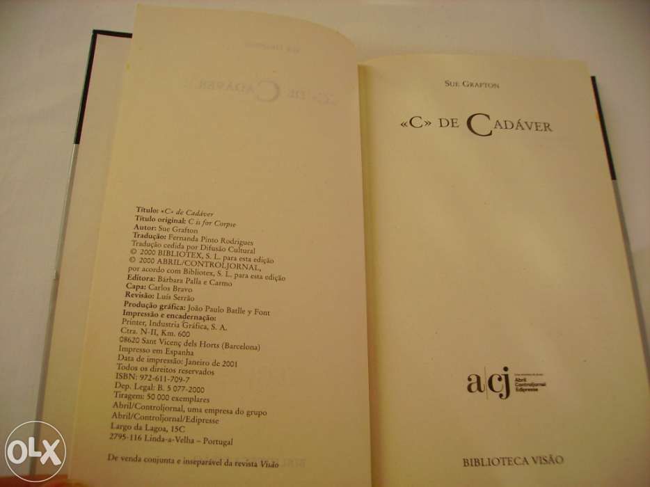 C de Cadáver - Sue Grafton