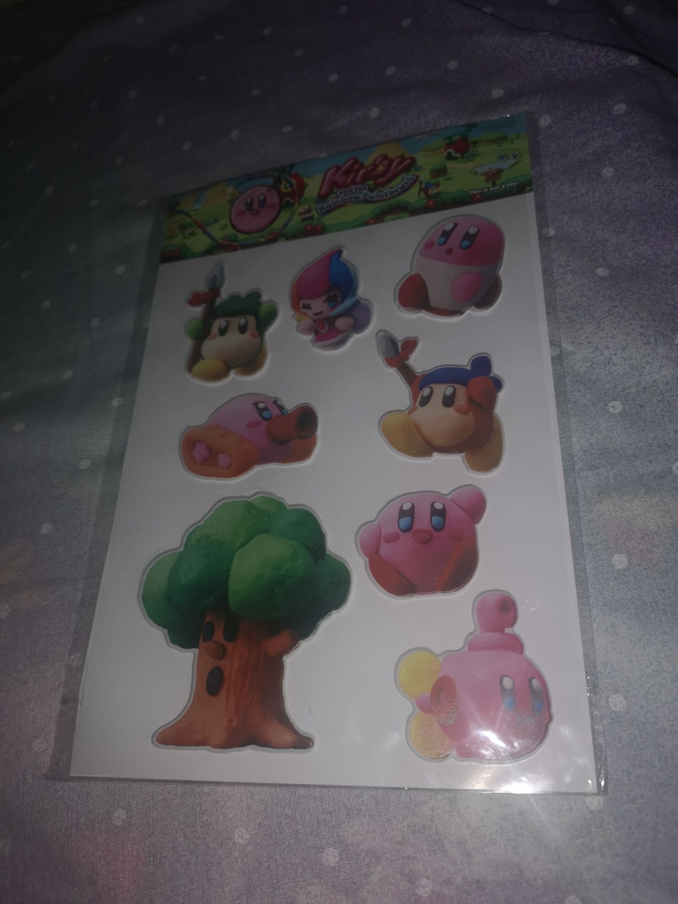 Naklejki Kirby Nintendo 8 sztuk