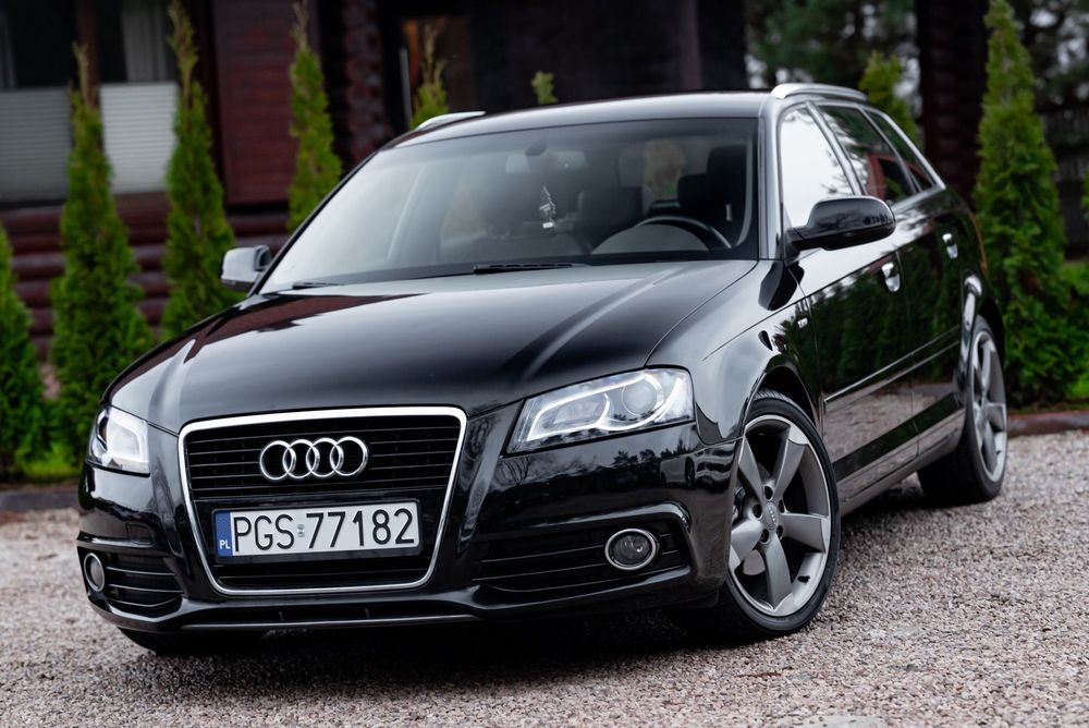 Audi A3 Sportback 2.0D 140KM S-line LED Tempomat Klimatyzacja Półskóra Serwis