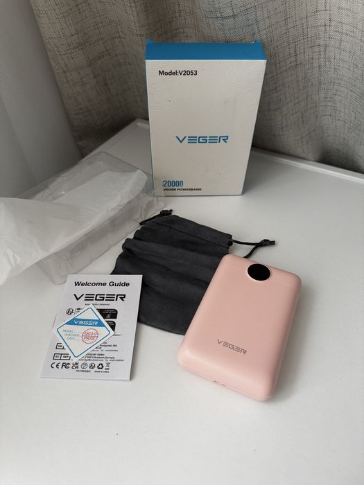 павербанк VEGER V2053 на 20000 мА