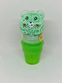 Slime zielony z kulkami zabawka prezent