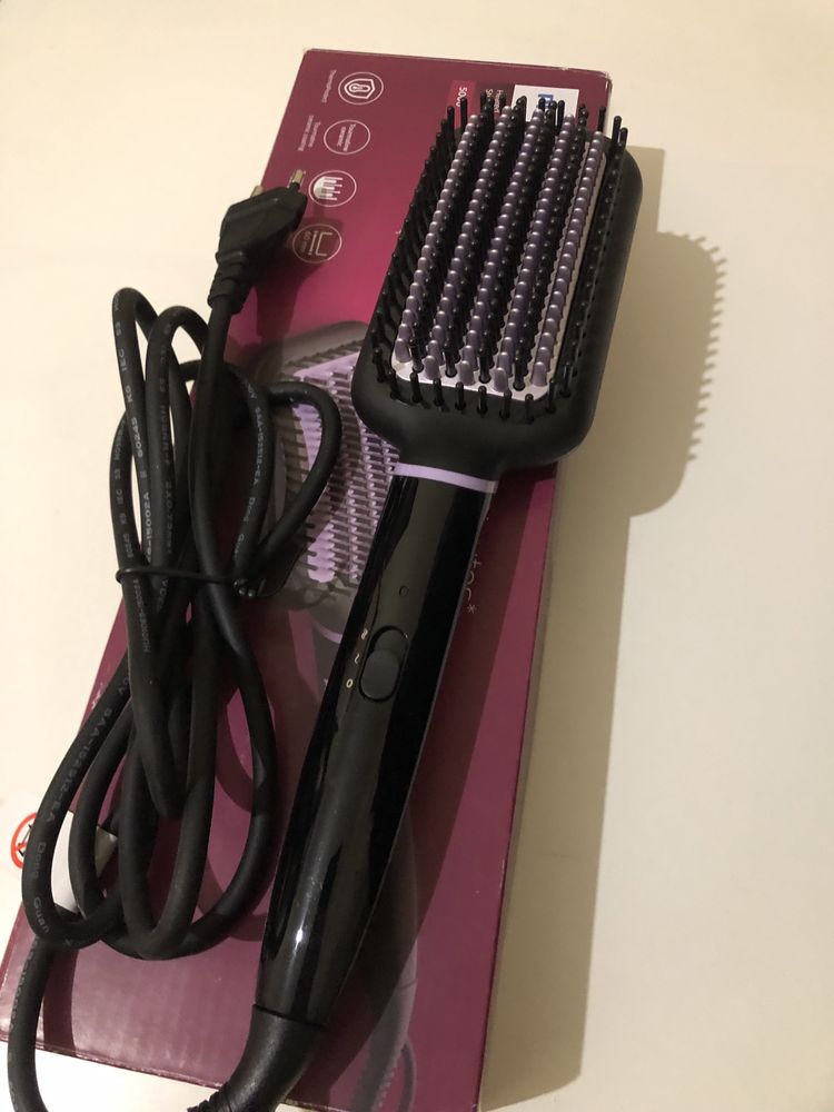 Escouva electrica para esticar cabelo
