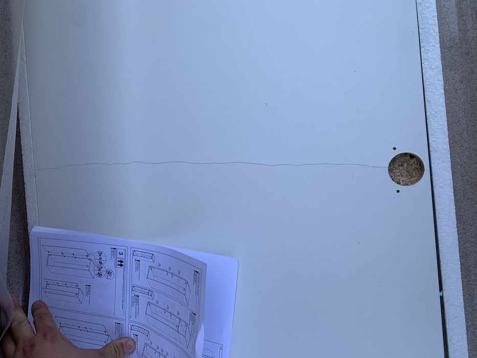 Nowy Front drzwi ADBOX ESPEJO z lustrem 50x246,4 cm