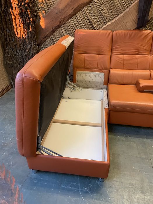 Шкіряний (кожаный)кутовий диван Gala Collezione (220х165)Стан ідеал