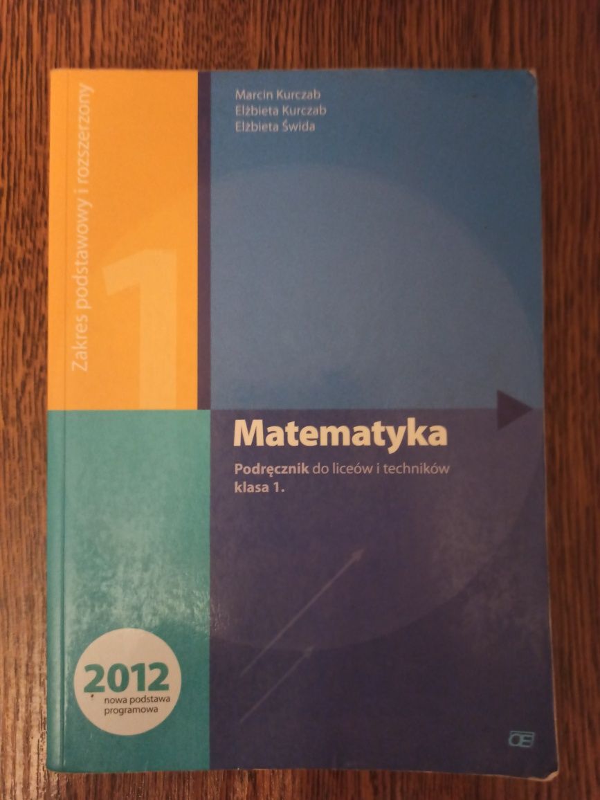 Podręcznik matematyka 1 poziom podstawowy i rozszerzony