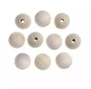 Koraliki drewniane kulki 25mm 10szt. Dalprint. Nowy Produkt