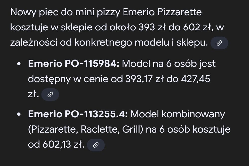 Piec na pizzę elektryczny nowy