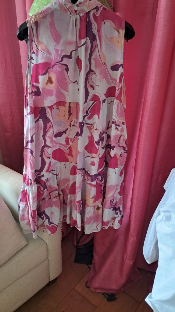 Vestido XL de algodão multicolor em muito bom estado