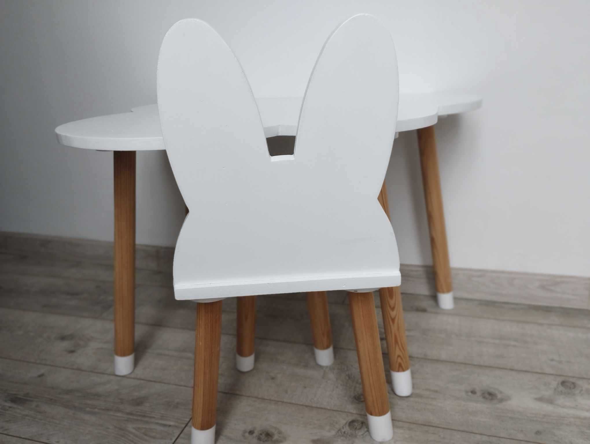 Stolik chmurka  krzesło królik Wooden Heaven