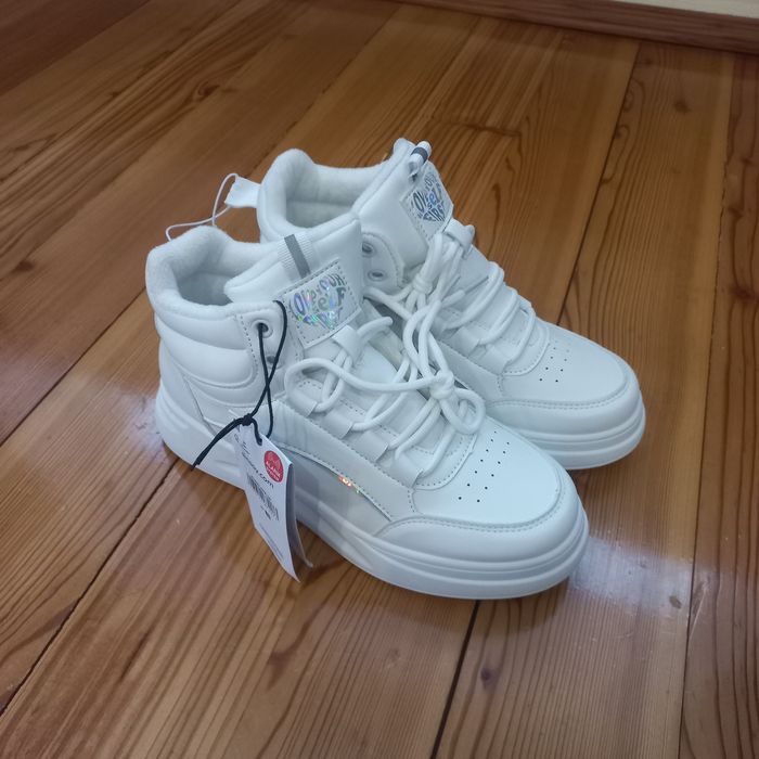 Кросівки хайтопи теплі на флісі Sinsay 38 розмір