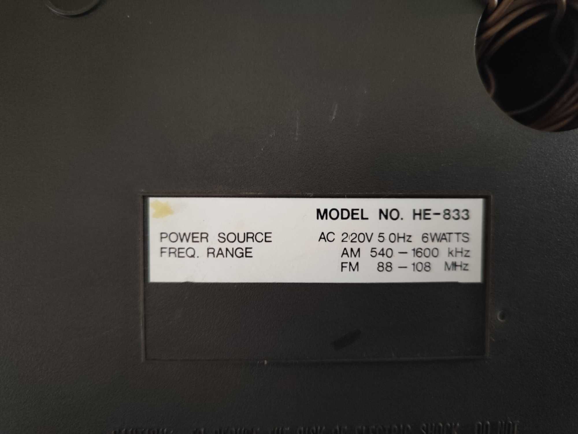 Rádio/telefone HOPESONIC HE-833
