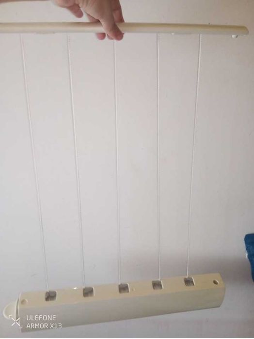 Leifheit Estendal extensível (até 4m) de parede, roupa.