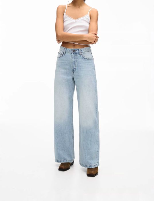 Широкі Джинси Pull&Bear (38) Baggy Fit Оригінал Нові Широкие Джинсы