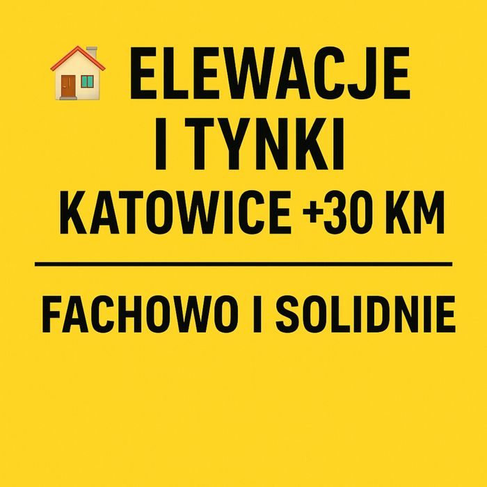Elewacje, tynki, wylewki, GK – wolne terminy! Katowice +30 km