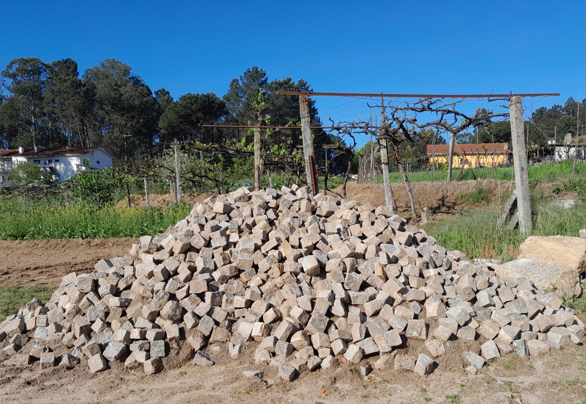 Paralelos / Cubos de granito usados