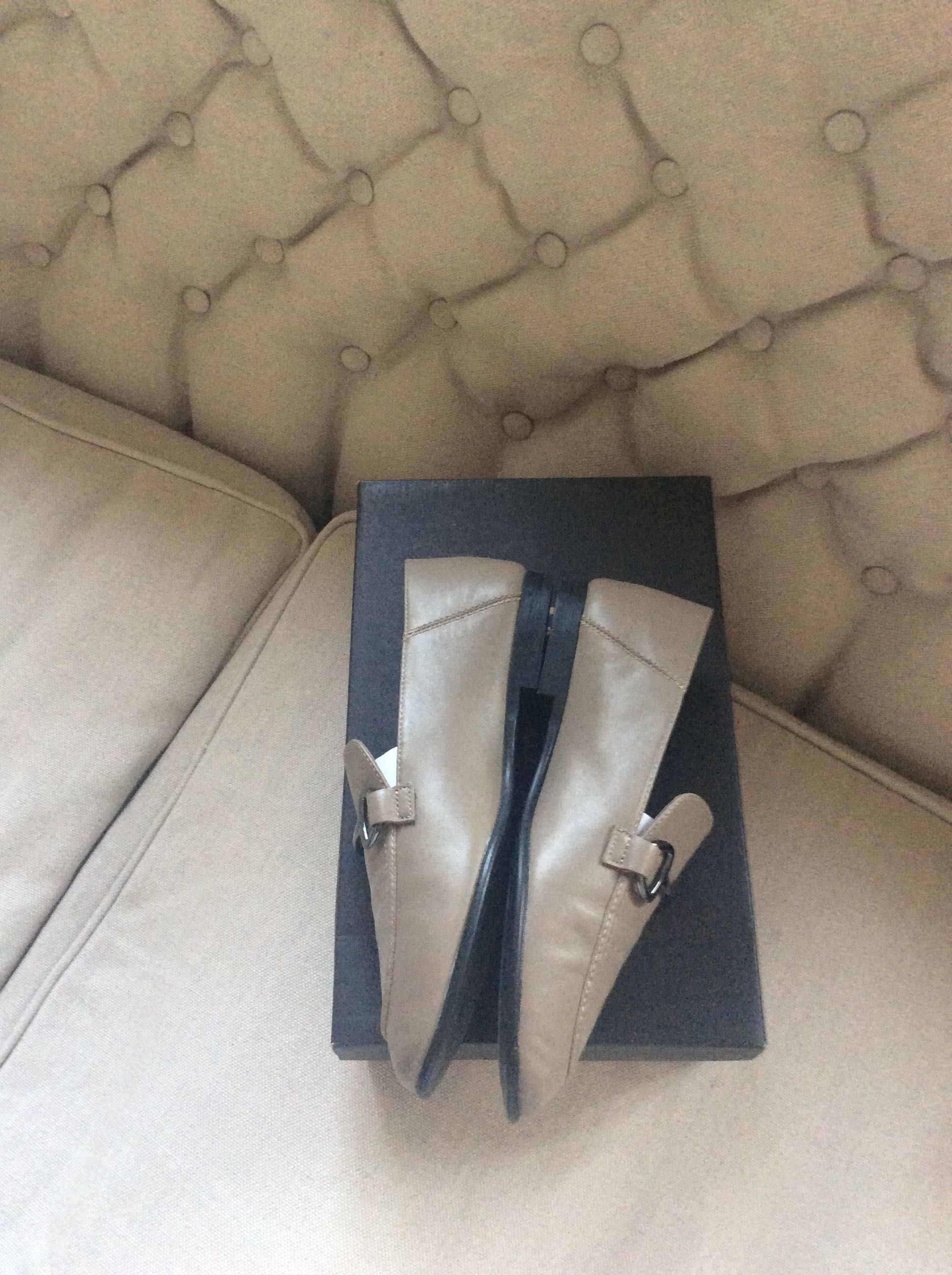 Massimo Dutti mokasyny  taupe r 36