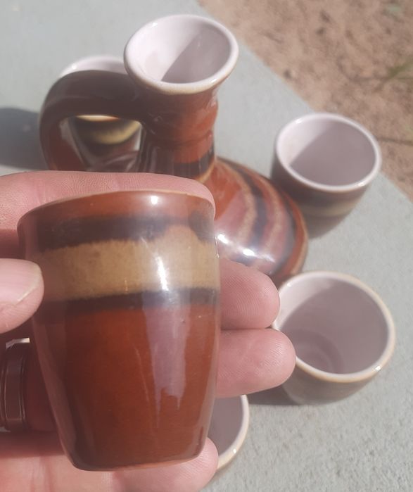 Графинчик и стопочки, керамика