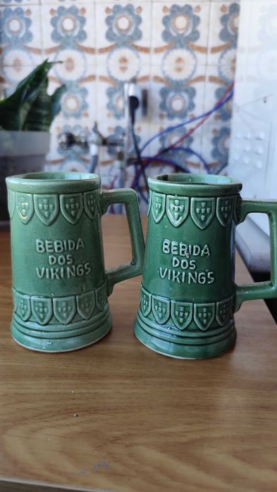 Caneca de cerveja dos vikings