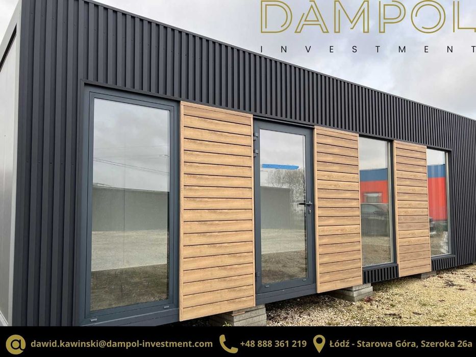 Pawilon Biurowy 9x3 (Handlowy, Gastro, Barber, Kosmetyczka)