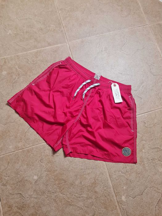 Купальні пляжні шорти REPLAY size M red червоні шорти ріплей розмір М