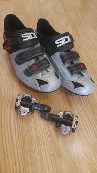 Велотуфли SIDI S-PRO +  педали Shimano M520 !!!