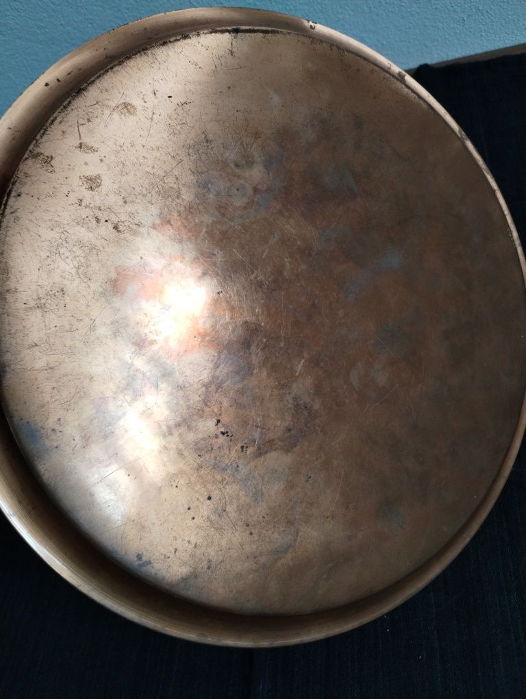 Bandeja de cobre antiga Rodésia anos 60