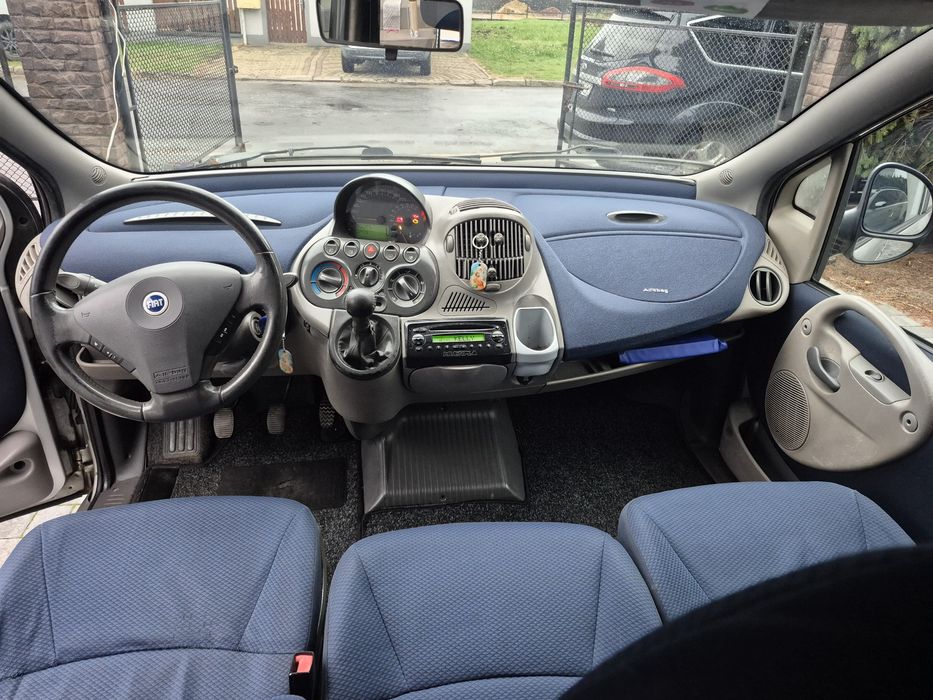 Fiat Multipla LIFT 1.6 103KMGaz LPG 6 Osob Klima 4xESz Parktronik Abs
