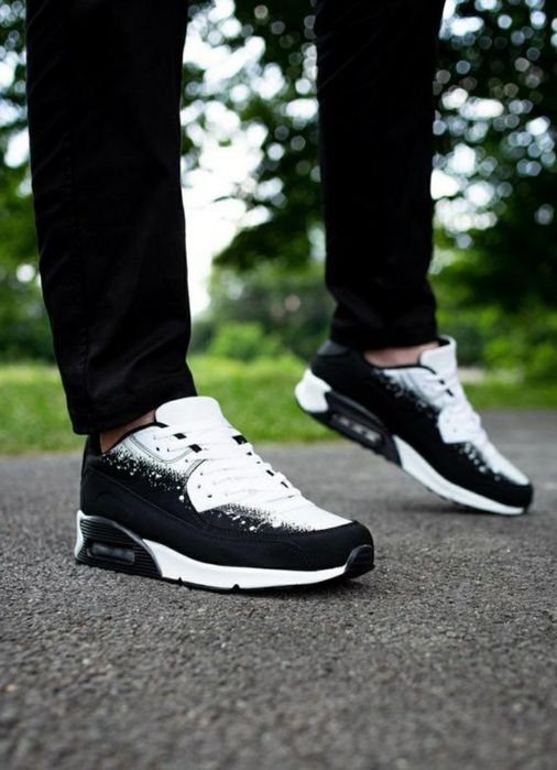 Кроссівки на підлітка Spot 24 см унісекс чорно-білі