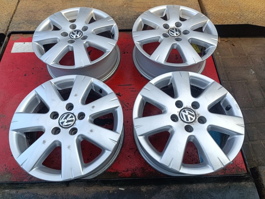5x112 Felgi Aluminiowe 16 VW Touran Caddy Golf V  6JX16 ET50 kpl