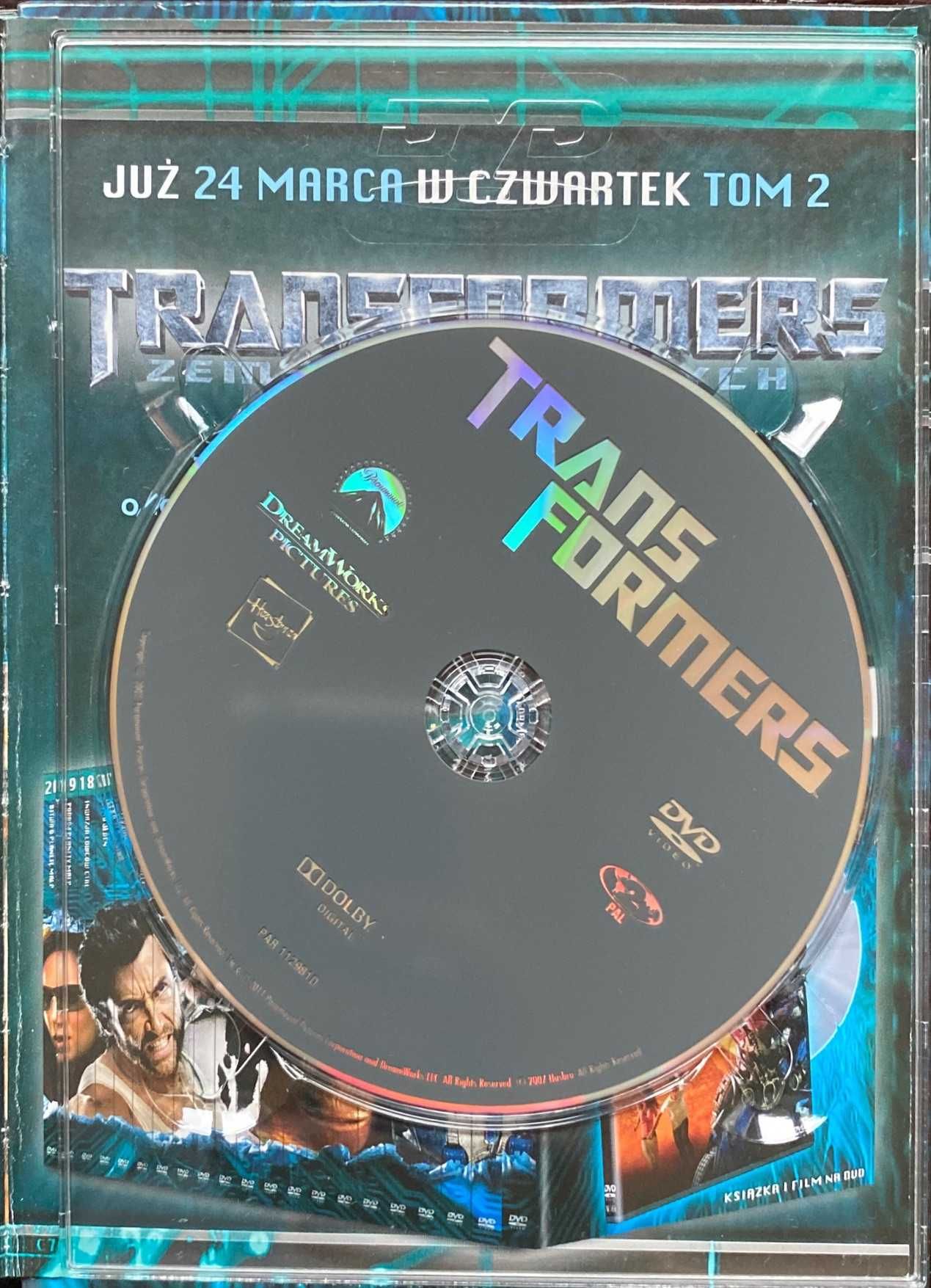 Film DVD Transformers Tom 1 Książka i Film