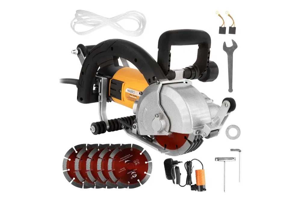WT1009 Bruzdownica 4500W Soft-start 8-42mm 6500obr/min + 5 TARCZ