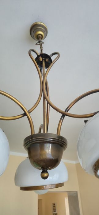 2 lampy I 2 kinkiety