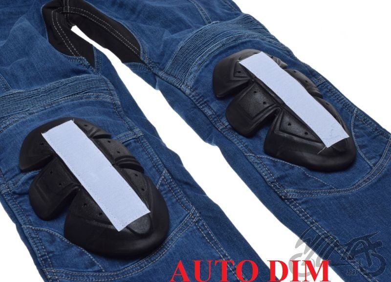 spodnie motocyklowe FASTER JEANS BLUE LEOSHI