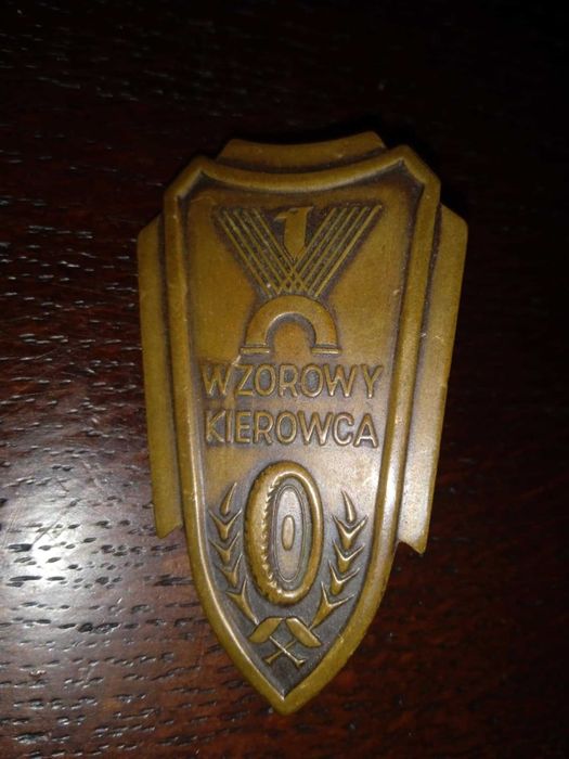 Odznaka wzorowy kierowca pierwsza wersja lata 40 LWP