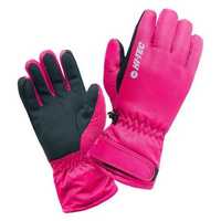 HI-TEC rękawice zimowe damskie narciarskie zima NARTY S/M różowe