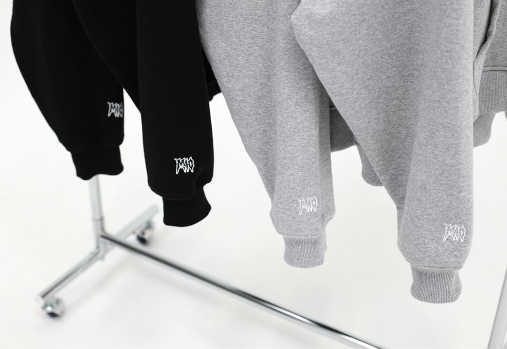 Оверсайз худі сірий M40 Oversized BOXY FIT меланж серый худи худак