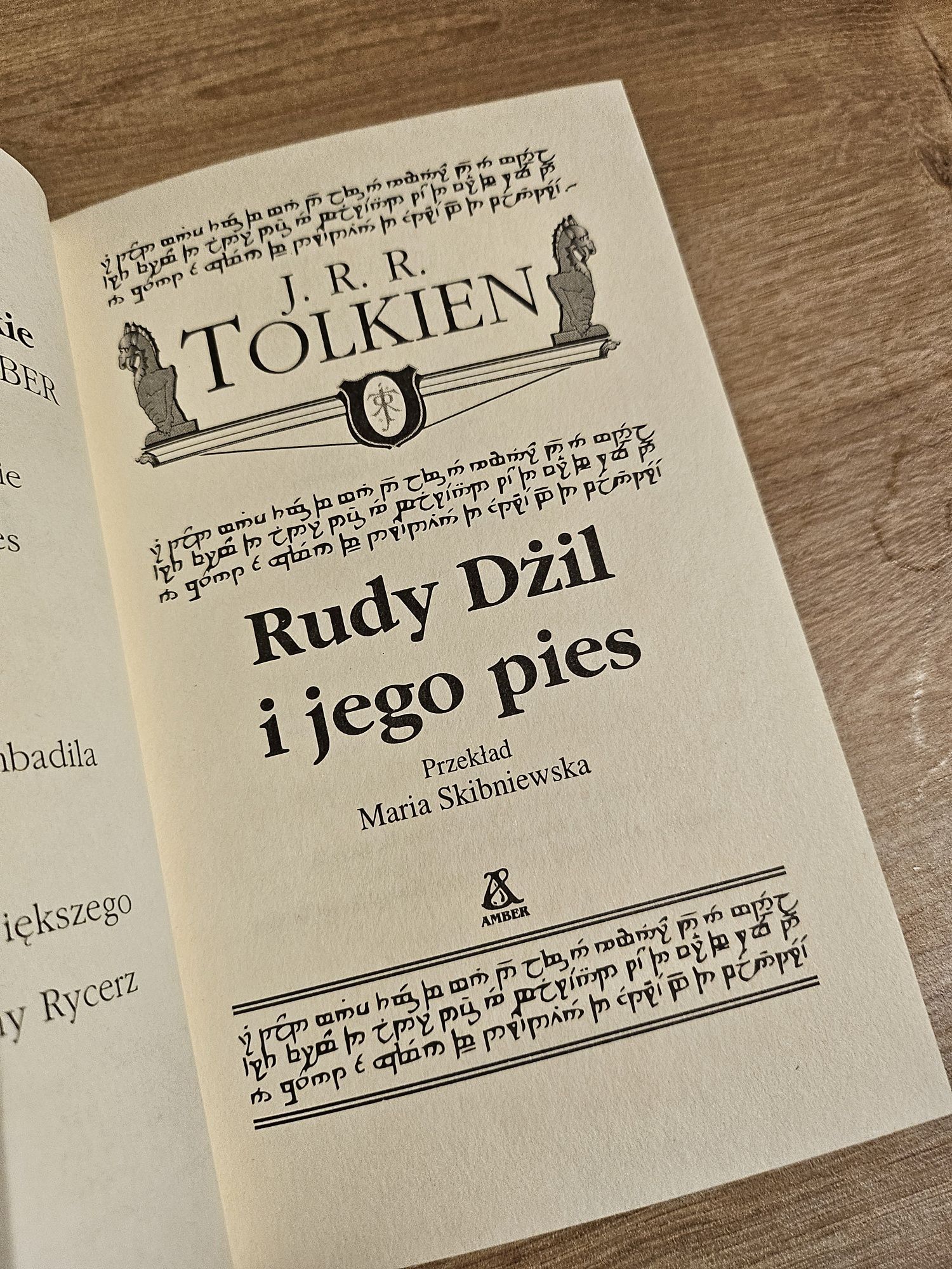 Tolkien Rudy Dżil i jego pies